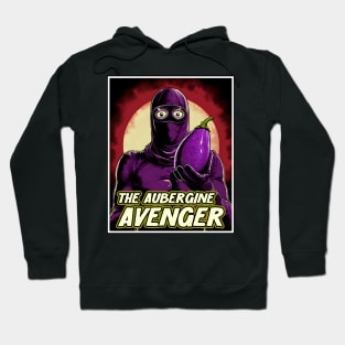 The Aubergine Avenger - Vegan Superhero (UK Version) Hoodie